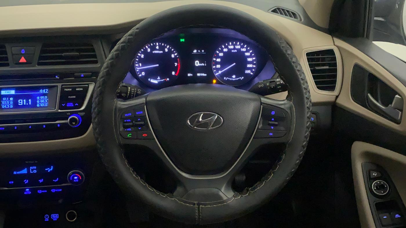 2015 Hyundai Elite i20 ASTA 1.2, Petrol, Manual, 55,046 km, Steering Wheel Close Up