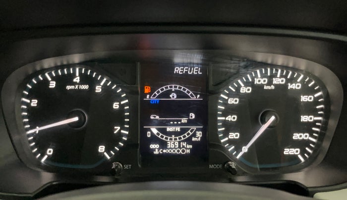 2022 Tata PUNCH PURE MT, Petrol, Manual, 36,844 km, Odometer Image