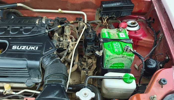 2013 Maruti Alto K10 VXI, Petrol, Manual, 92,367 km, Engine View - Left
