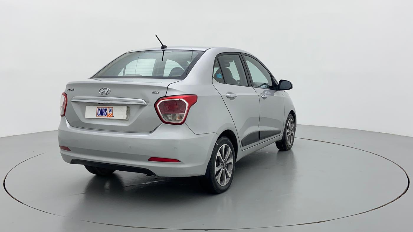 2015 Hyundai Xcent SX AT 1.2 (O), Petrol, Automatic, 52,881 km, Right Back Diagonal