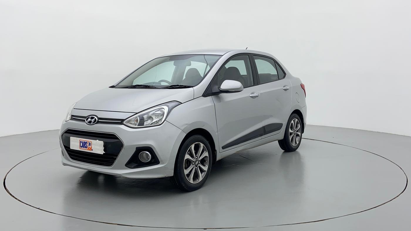 2015 Hyundai Xcent SX AT 1.2 (O), Petrol, Automatic, 52,881 km, Left Front Diagonal