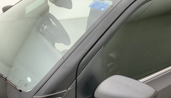 2017 Maruti Baleno ZETA CVT PETROL 1.2, Petrol, Automatic, 33,968 km, Left A pillar - Minor scratches