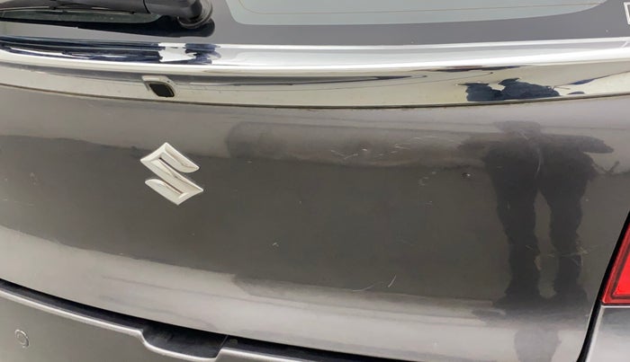 2017 Maruti Baleno ZETA CVT PETROL 1.2, Petrol, Automatic, 33,968 km, Dicky (Boot door) - Minor scratches