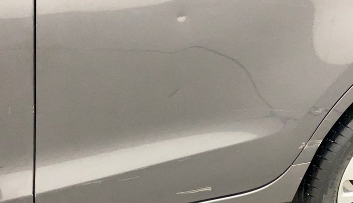 2017 Maruti Baleno ZETA CVT PETROL 1.2, Petrol, Automatic, 33,968 km, Rear left door - Slightly dented
