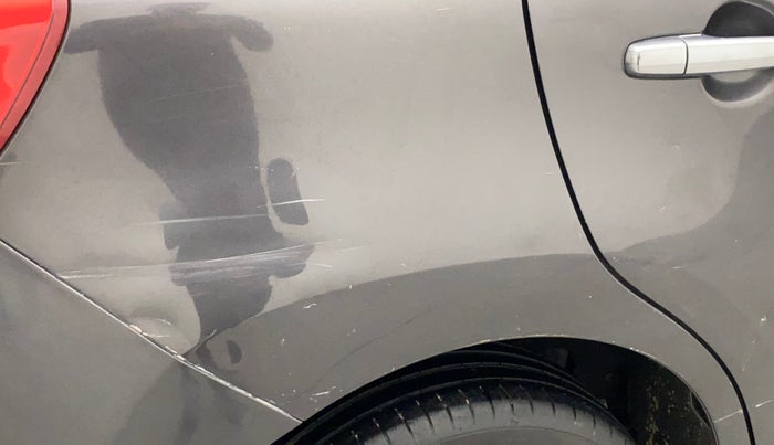 2017 Maruti Baleno ZETA CVT PETROL 1.2, Petrol, Automatic, 33,968 km, Right quarter panel - Slightly dented