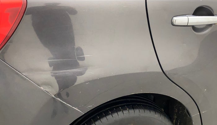 2017 Maruti Baleno ZETA CVT PETROL 1.2, Petrol, Automatic, 33,968 km, Right quarter panel - Minor scratches