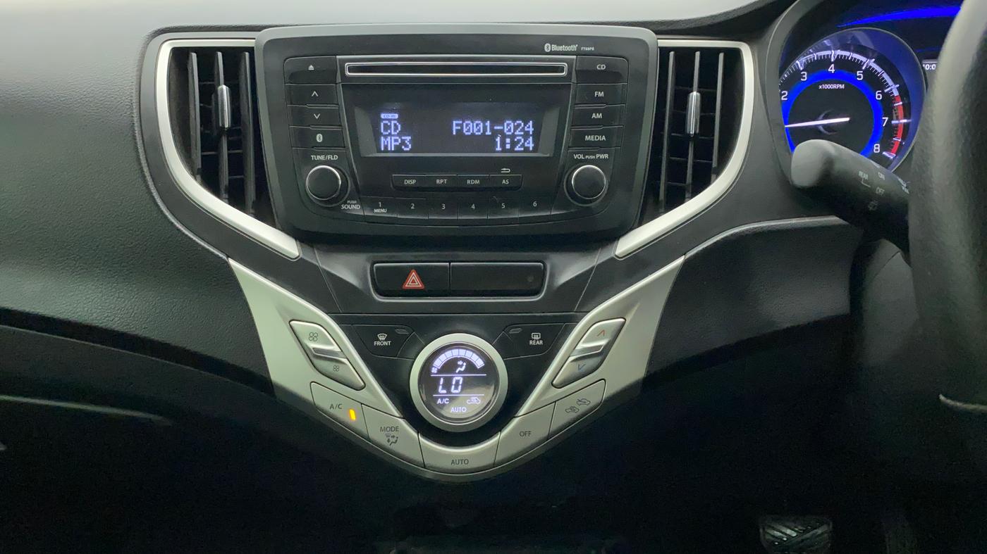 2017 Maruti Baleno ZETA CVT PETROL 1.2, Petrol, Automatic, 33,968 km, Air Conditioner