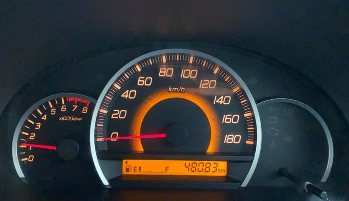 2011 Maruti Wagon R 1.0 VXI, Petrol, Manual, 48,082 km, Odometer Image