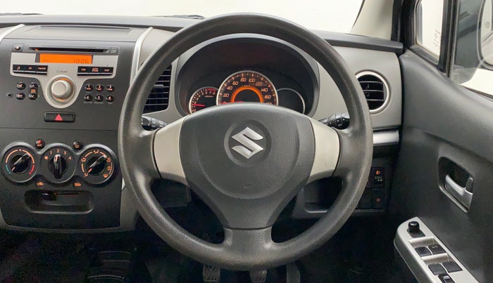 2011 Maruti Wagon R 1.0 VXI, Petrol, Manual, 48,082 km, Steering Wheel Close Up