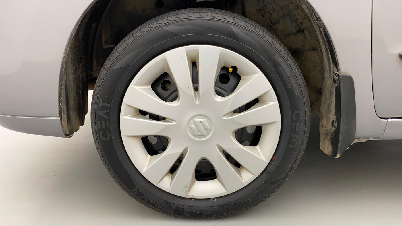 2011 Maruti Wagon R 1.0 VXI, Petrol, Manual, 48,082 km, Left Front Wheel