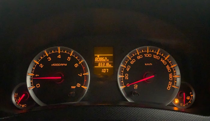 2015 Maruti Swift VXI, Petrol, Manual, 65,318 km, Odometer Image