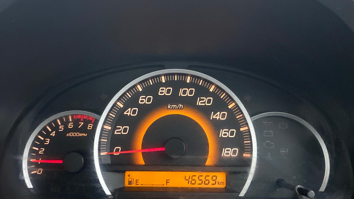 2016 Maruti Wagon R 1.0 VXI, Petrol, Manual, 46,563 km, Odometer Image