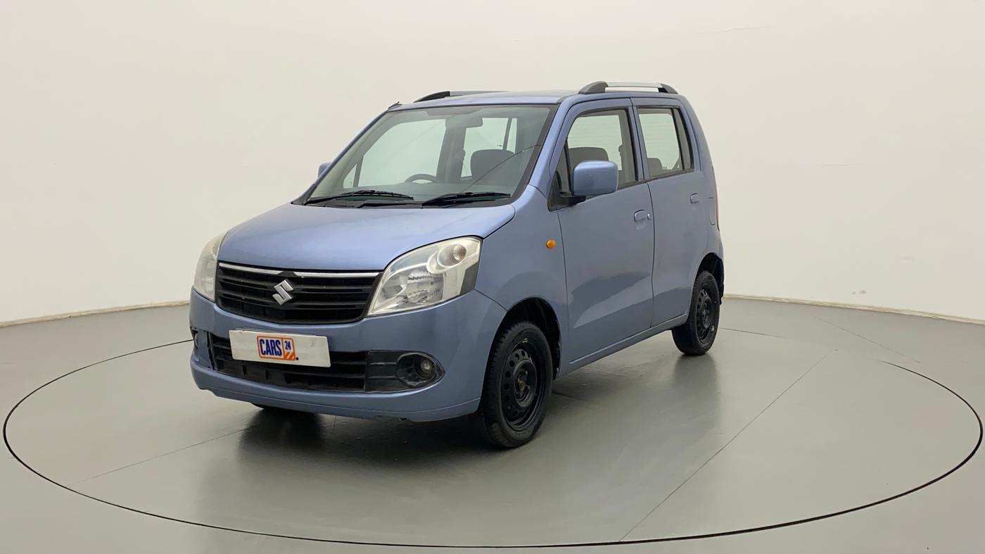 2011 Maruti Wagon R 1.0 VXI, Petrol, Manual, 45,591 km, Left Front Diagonal