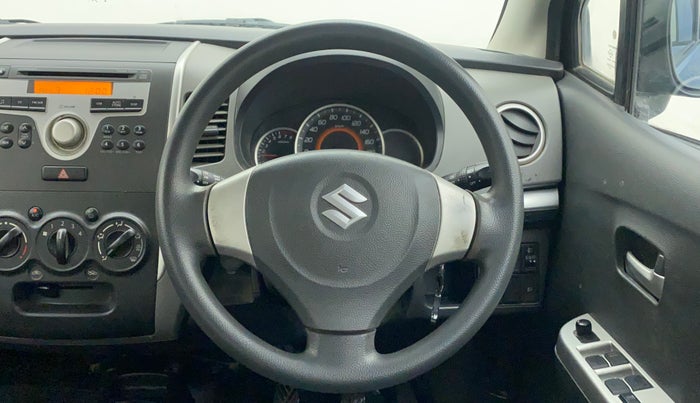 2011 Maruti Wagon R 1.0 VXI, Petrol, Manual, 45,591 km, Steering Wheel Close Up