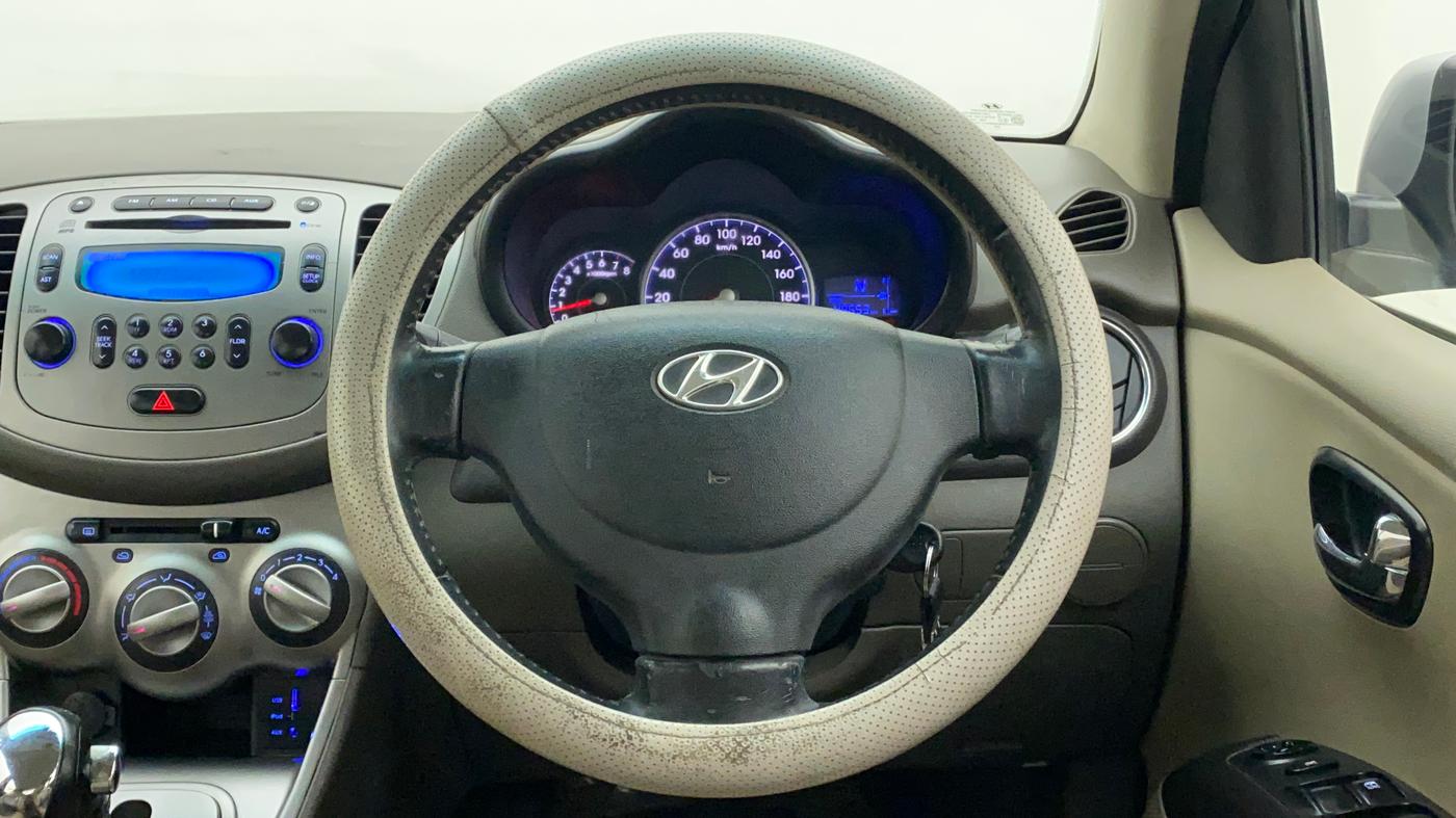 2013 Hyundai i10 SPORTZ 1.2 AT, Petrol, Automatic, 48,652 km, Steering Wheel Close Up