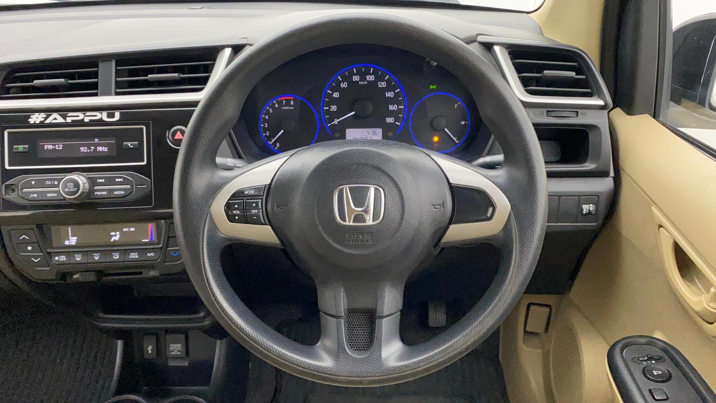 2018 Honda Brio S MT, Petrol, Manual, 43,457 km, Steering Wheel Close Up