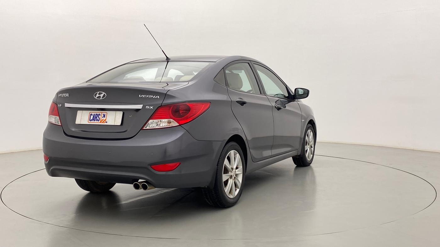 2013 Hyundai Verna FLUIDIC 1.6 SX VTVT, Petrol, Manual, 52,704 km, Right Back Diagonal