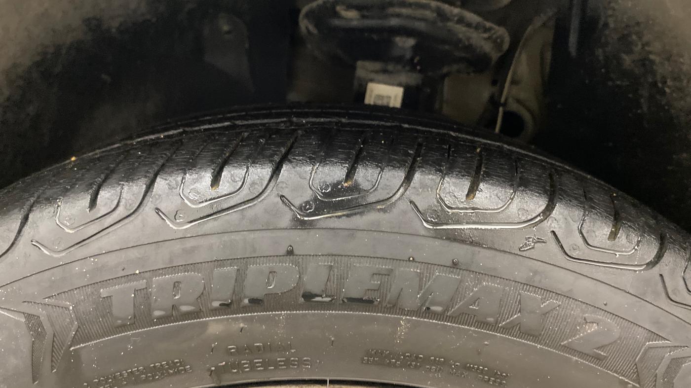 2019 Skoda Octavia L&K 1.8 TSI AT, Petrol, Automatic, 71,916 km, Left Front Tyre Tread