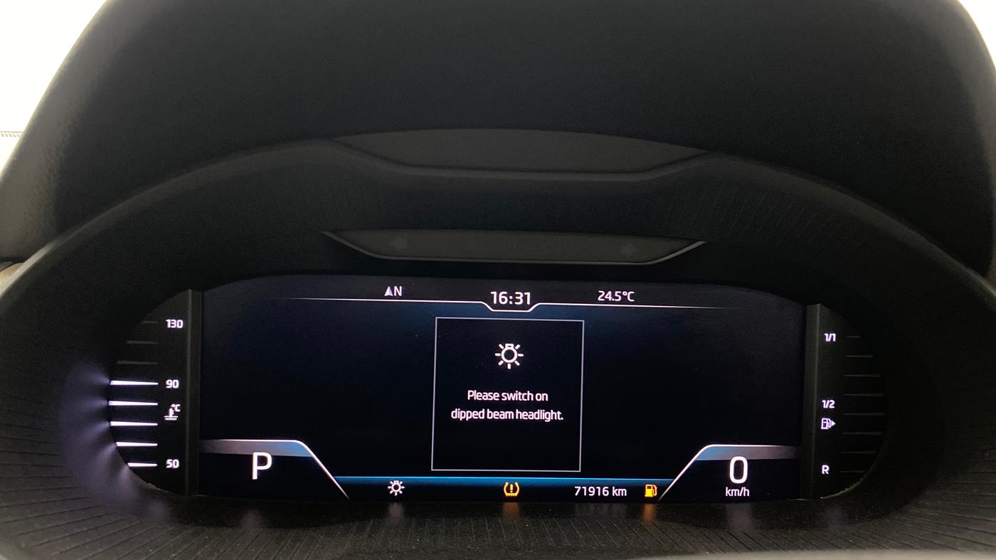 2019 Skoda Octavia L&K 1.8 TSI AT, Petrol, Automatic, 71,916 km, Odometer Image