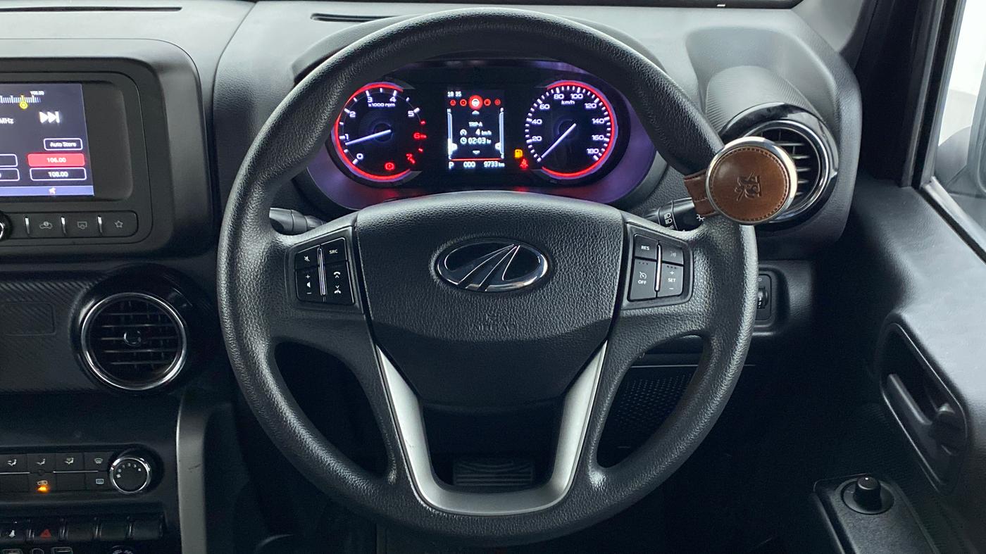 2021 Mahindra Thar LX PETROL AT 4WD, Petrol, Automatic, 9,761 km, Steering Wheel Close Up