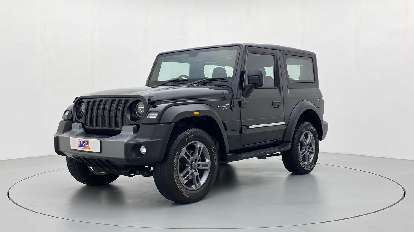 2021 Mahindra Thar LX PETROL AT 4WD, Petrol, Automatic, 9,761 km, Left Front Diagonal