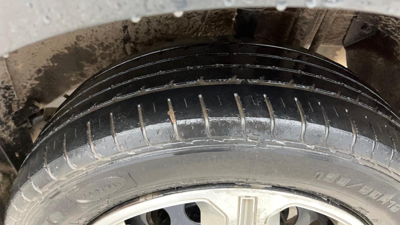 2019 Tata NEXON XM PETROL, Petrol, Manual, 75,245 km, Left Rear Tyre Tread