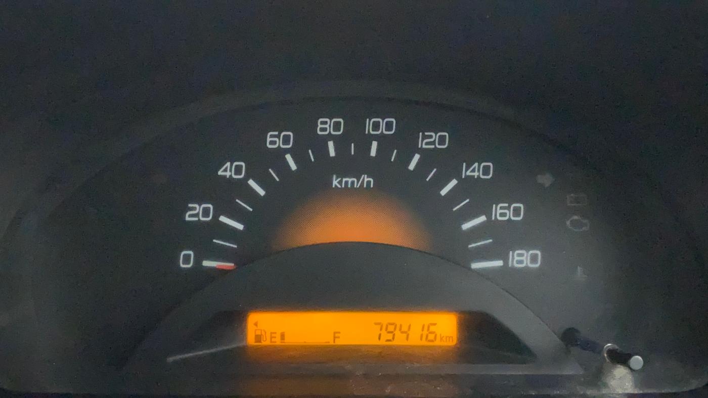 2017 Maruti Wagon R 1.0 LXI, Petrol, Manual, 79,416 km, Odometer Image