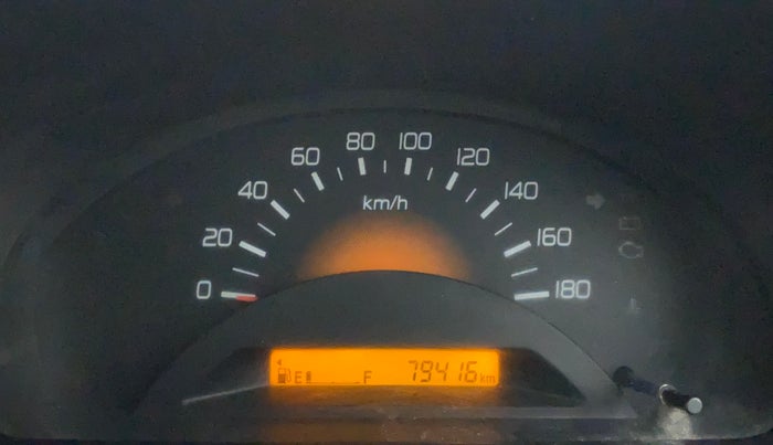 2017 Maruti Wagon R 1.0 LXI, Petrol, Manual, 79,416 km, Odometer Image
