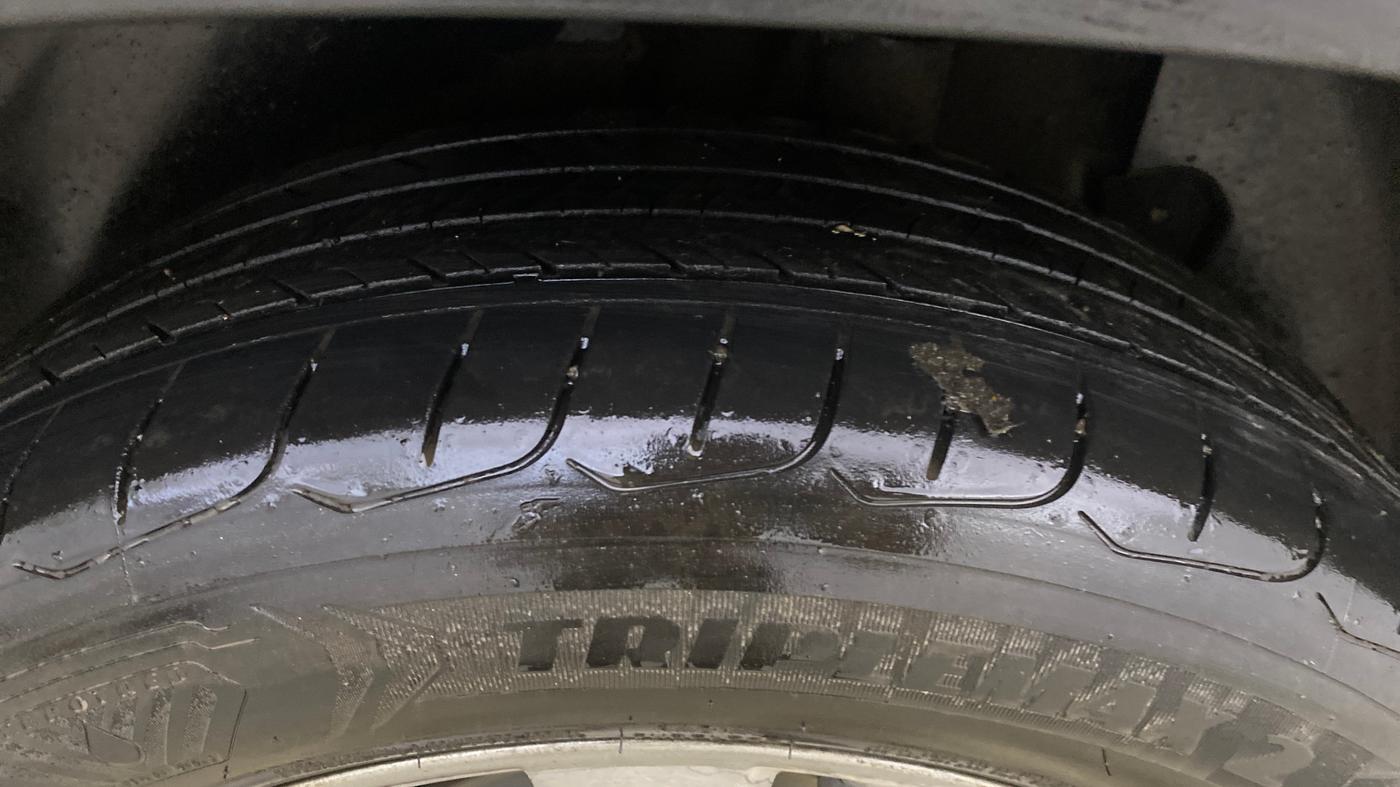 2019 KIA SELTOS HTX 1.5 PETROL, Petrol, Manual, 1,03,374 km, Left Rear Tyre Tread