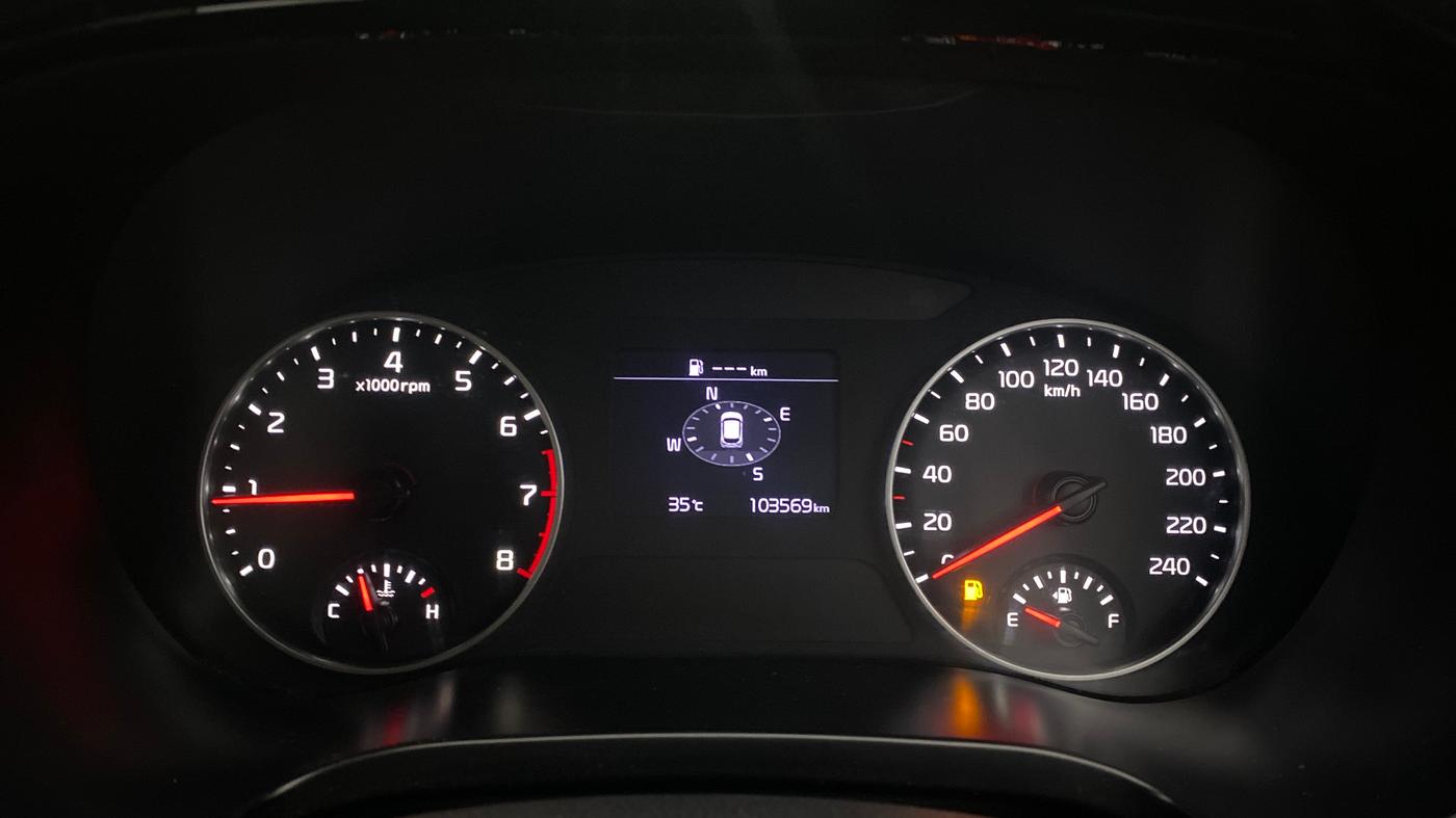 2019 KIA SELTOS HTX 1.5 PETROL, Petrol, Manual, 1,03,374 km, Odometer Image