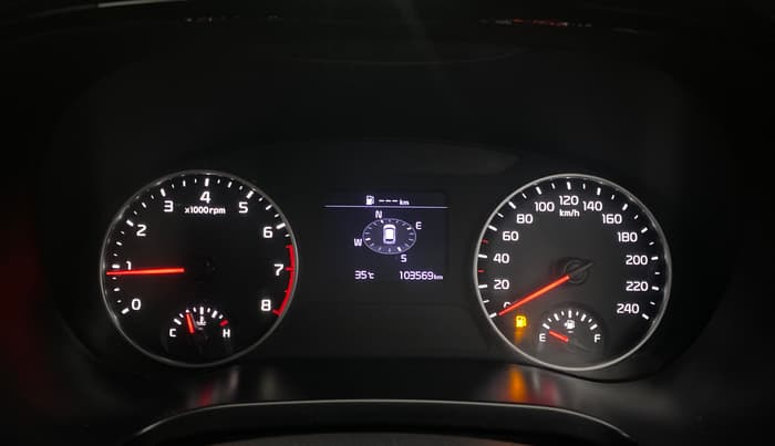 2019 KIA SELTOS HTX 1.5 PETROL, Petrol, Manual, 1,03,568 km, Odometer Image