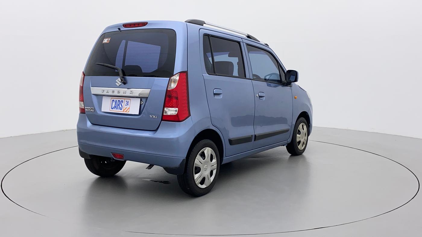 2011 Maruti Wagon R 1.0 VXI, Petrol, Manual, 57,488 km, Right Back Diagonal