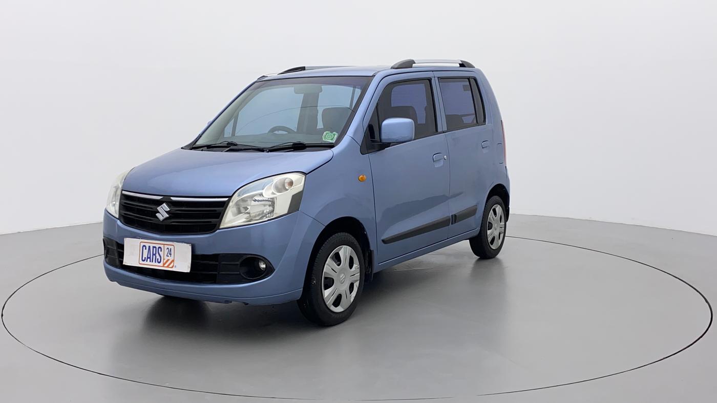 2011 Maruti Wagon R 1.0 VXI, Petrol, Manual, 57,488 km, Left Front Diagonal
