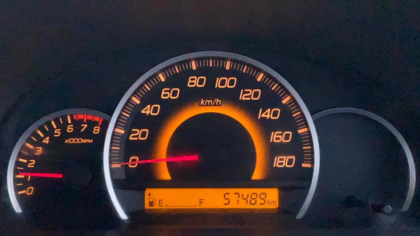 2011 Maruti Wagon R 1.0 VXI, Petrol, Manual, 57,488 km, Odometer Image