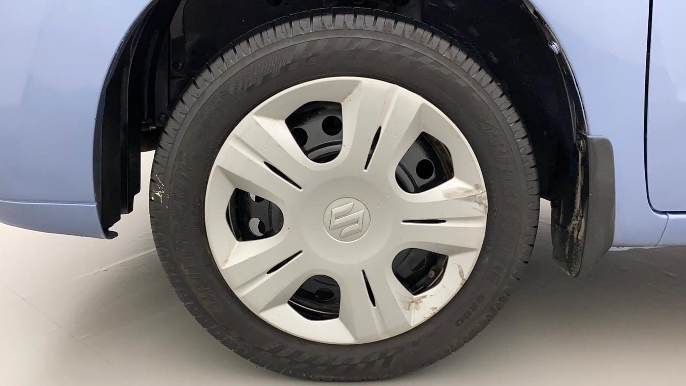 2011 Maruti Wagon R 1.0 VXI, Petrol, Manual, 57,488 km, Left Front Wheel