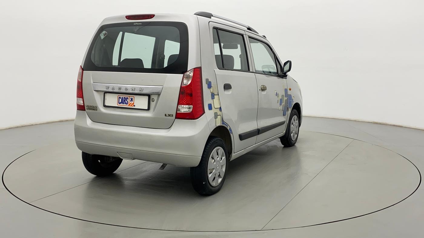 2011 Maruti Wagon R 1.0 LXI CNG, CNG, Manual, 49,855 km, Right Back Diagonal