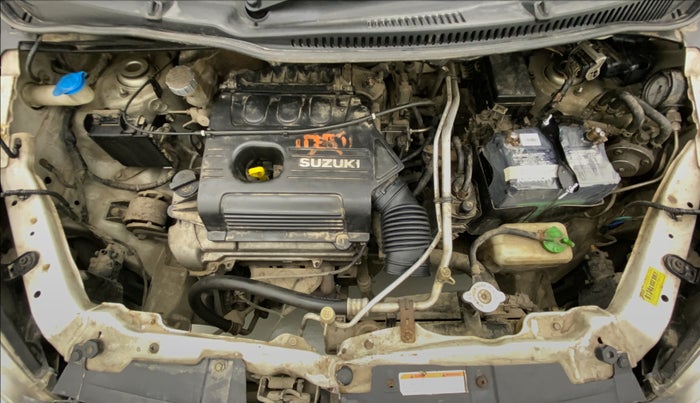 2011 Maruti Wagon R 1.0 LXI CNG, CNG, Manual, 49,855 km, Open Bonet