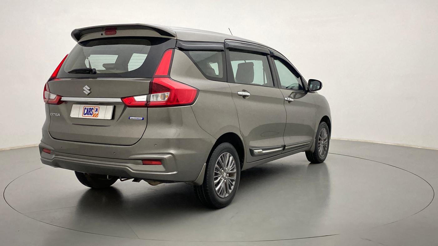 2019 Maruti Ertiga ZXI SMART HYBRID AT, Petrol, Automatic, 34,752 km, Right Back Diagonal