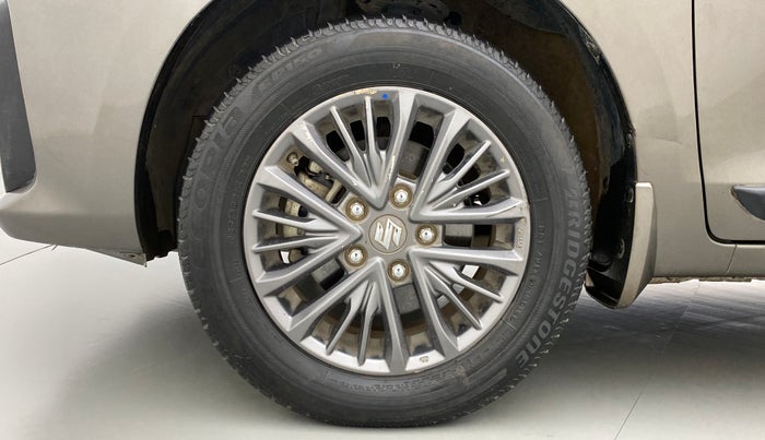 2019 Maruti Ertiga ZXI SMART HYBRID AT, Petrol, Automatic, 34,752 km, Left Front Wheel