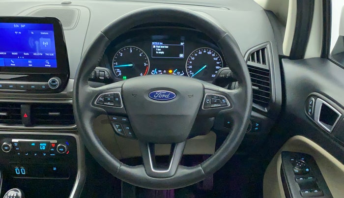 2021 Ford Ecosport TITANIUM + SE 1.5L DIESEL, Diesel, Manual, 38,900 km, Steering Wheel Close Up