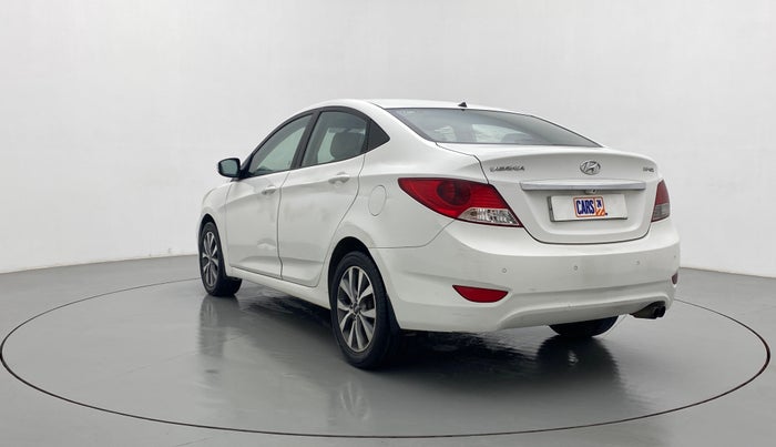 2014 Hyundai Verna FLUIDIC 1.6 CRDI SX, Diesel, Manual, 1,14,918 km, Left Back Diagonal