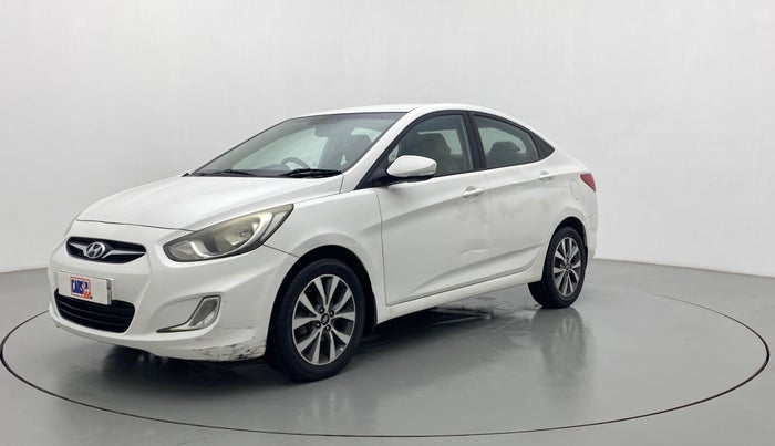 2014 Hyundai Verna FLUIDIC 1.6 CRDI SX, Diesel, Manual, 1,14,918 km, Left Front Diagonal