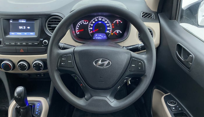 2018 Hyundai Grand i10 MAGNA AT 1.2 KAPPA VTVT, Petrol, Automatic, 37,383 km, Steering Wheel Close Up