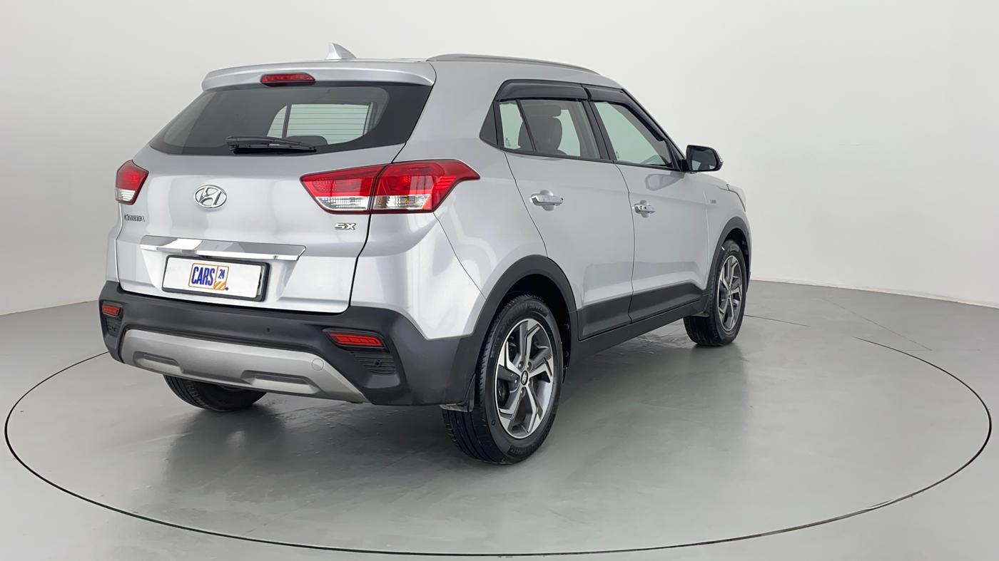 2018 Hyundai Creta 1.6 SX AT CRDI, Diesel, Automatic, 58,057 km, Right Back Diagonal