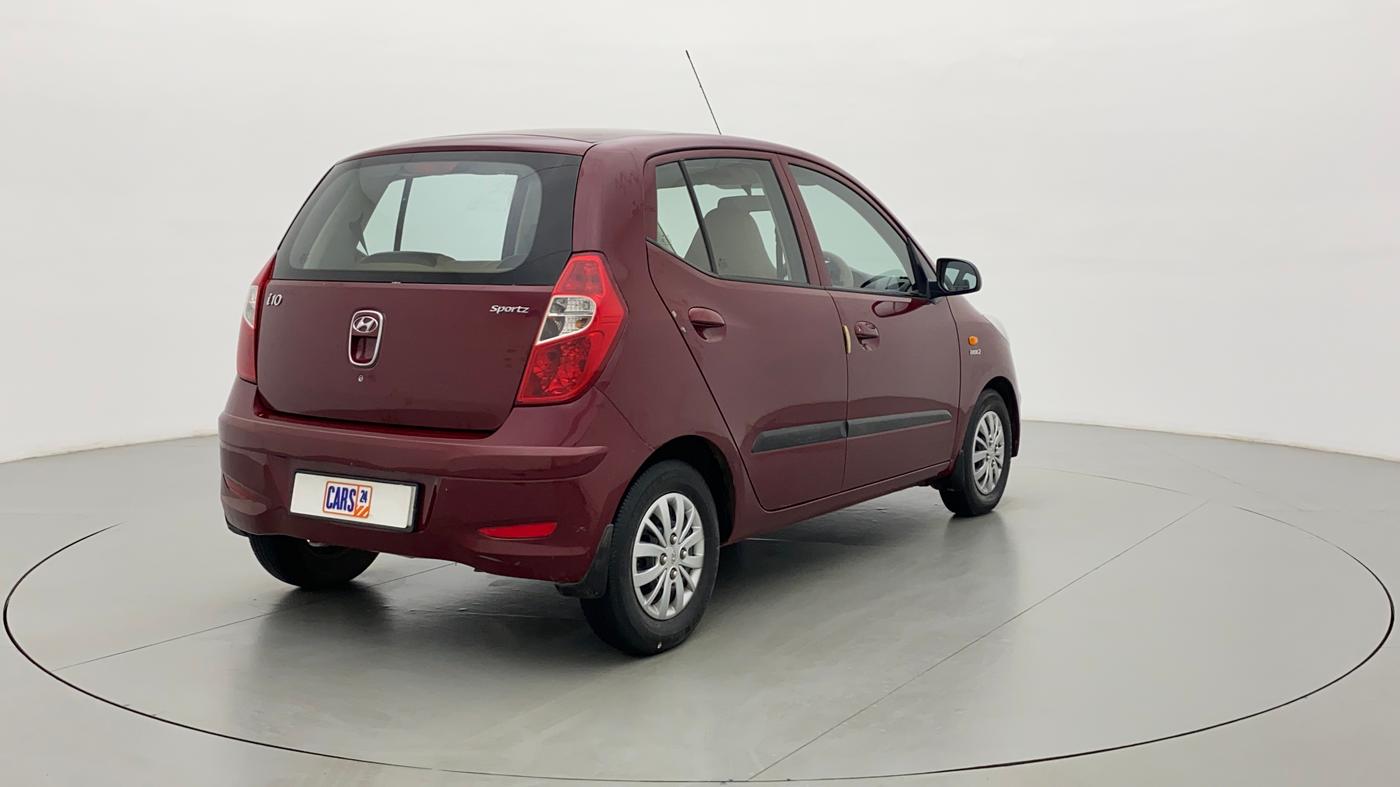 2015 Hyundai i10 SPORTZ 1.1 IRDE2, Petrol, Manual, 42,204 km, Right Back Diagonal