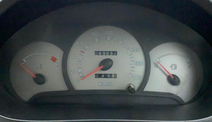 2013 Hyundai Santro Xing GL PLUS, Petrol, Manual, 69,534 km, Odometer Image