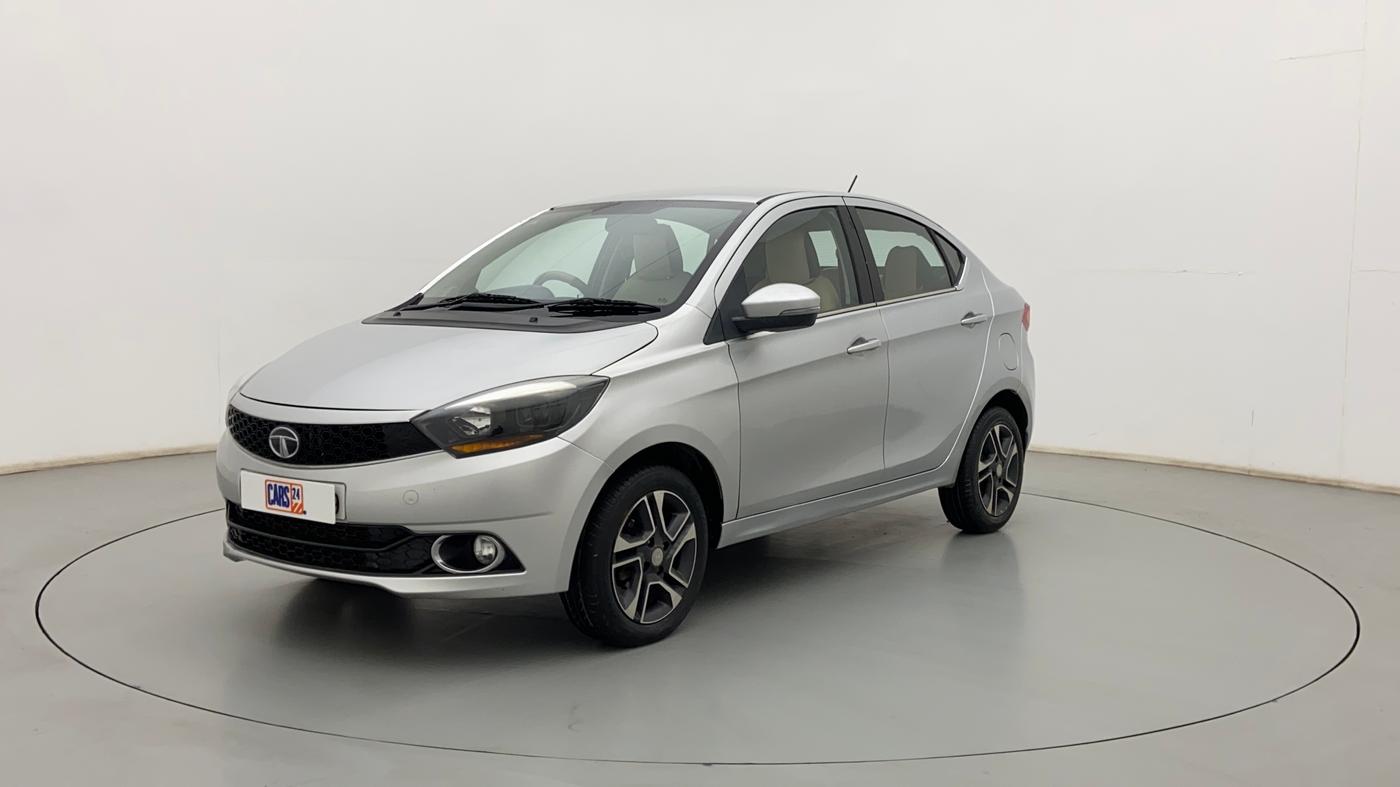 2017 Tata TIGOR XZ (O) PETROL, CNG, Manual, 57,681 km, Left Front Diagonal