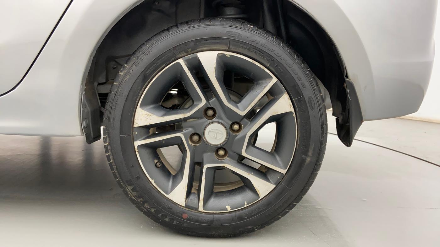 2017 Tata TIGOR XZ (O) PETROL, CNG, Manual, 57,681 km, Left Rear Wheel