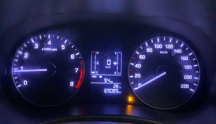 2016 Hyundai Creta SX PLUS 1.6 PETROL, Petrol, Manual, 69,147 km, Odometer Image