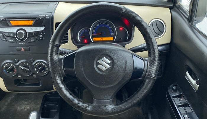 2017 Maruti Wagon R 1.0 VXI AMT, Petrol, Automatic, 14,326 km, Steering Wheel Close Up